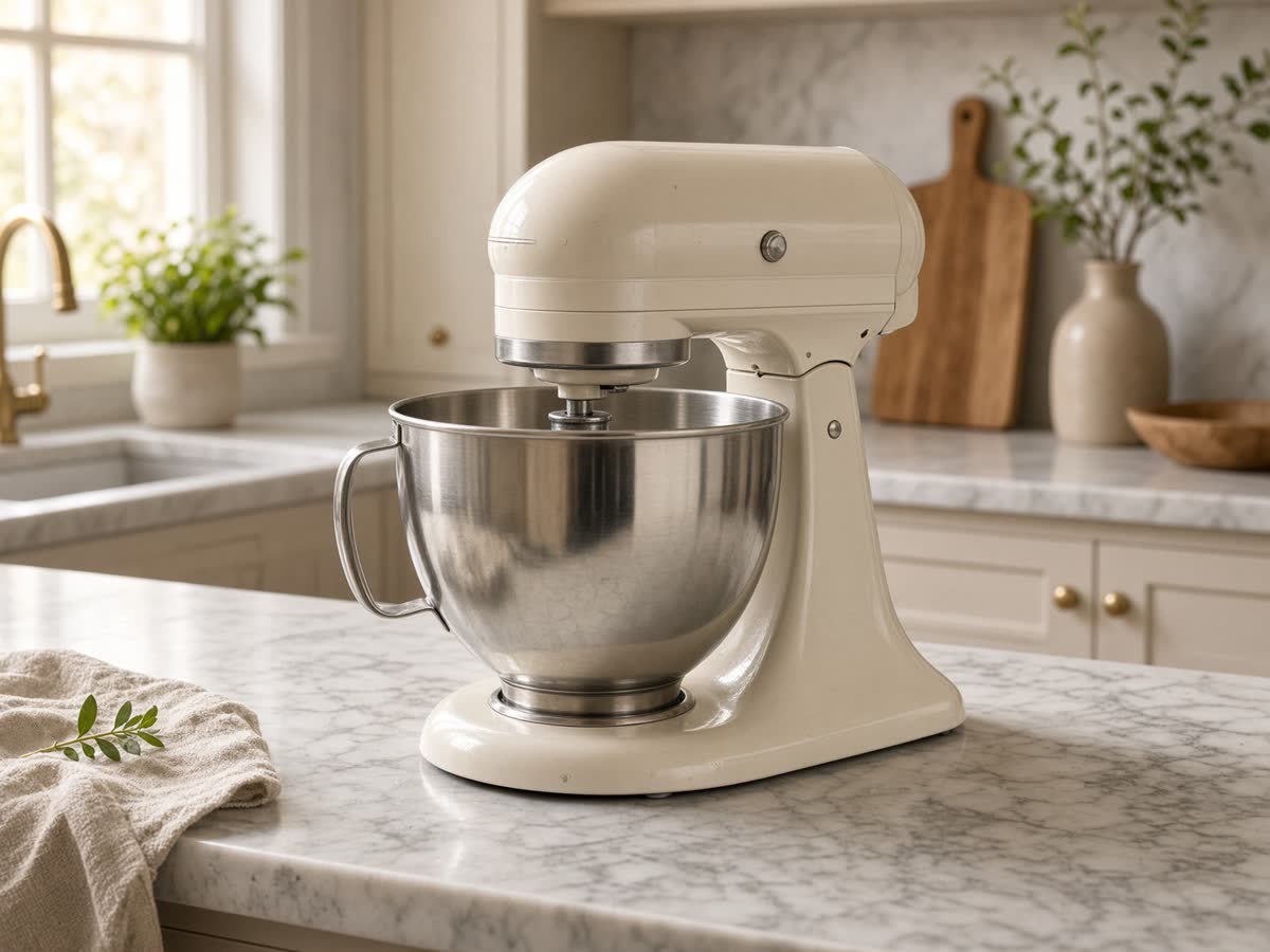 Artisan stand mixer — cream, 5 qt